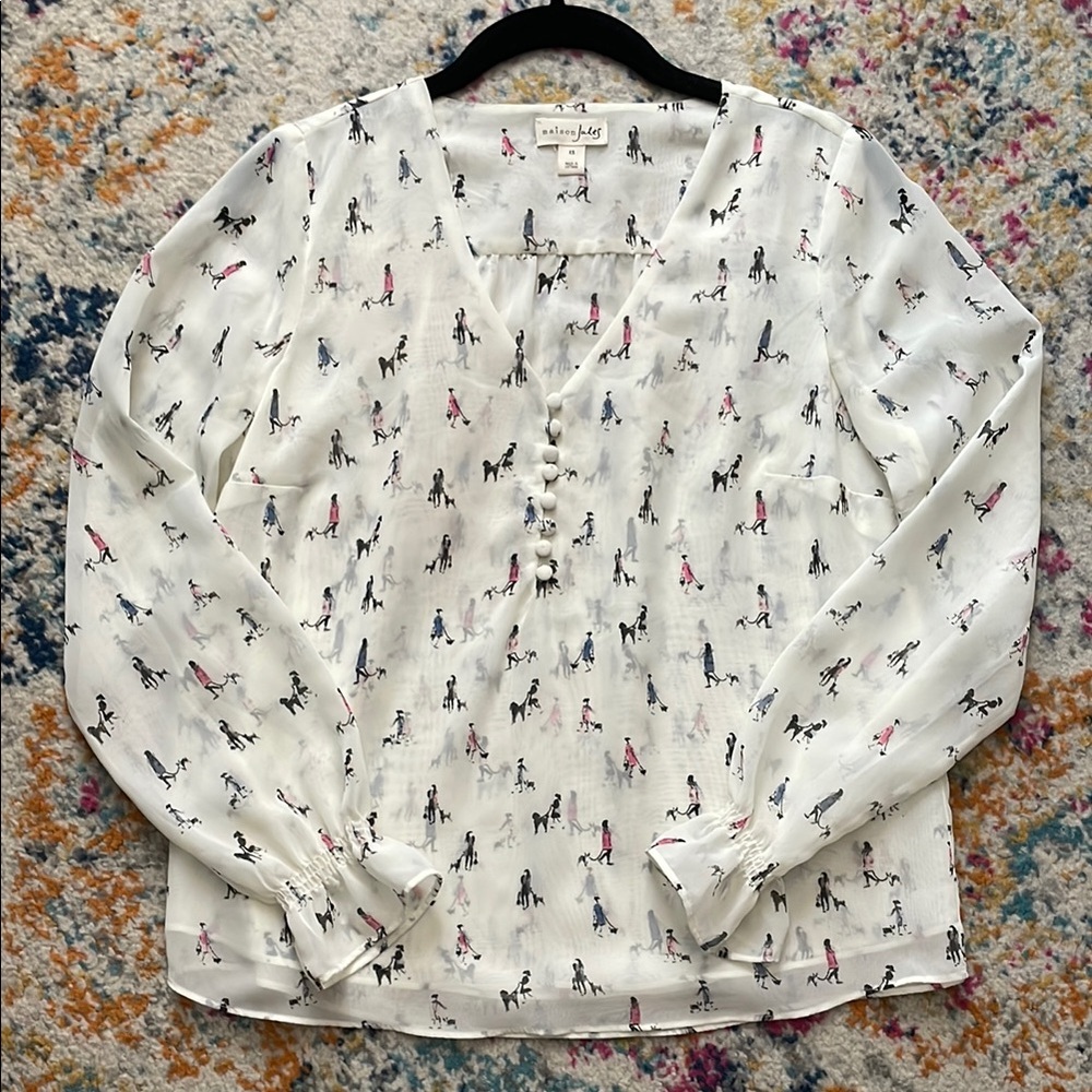 Maison Jules Dog Walking Blouse